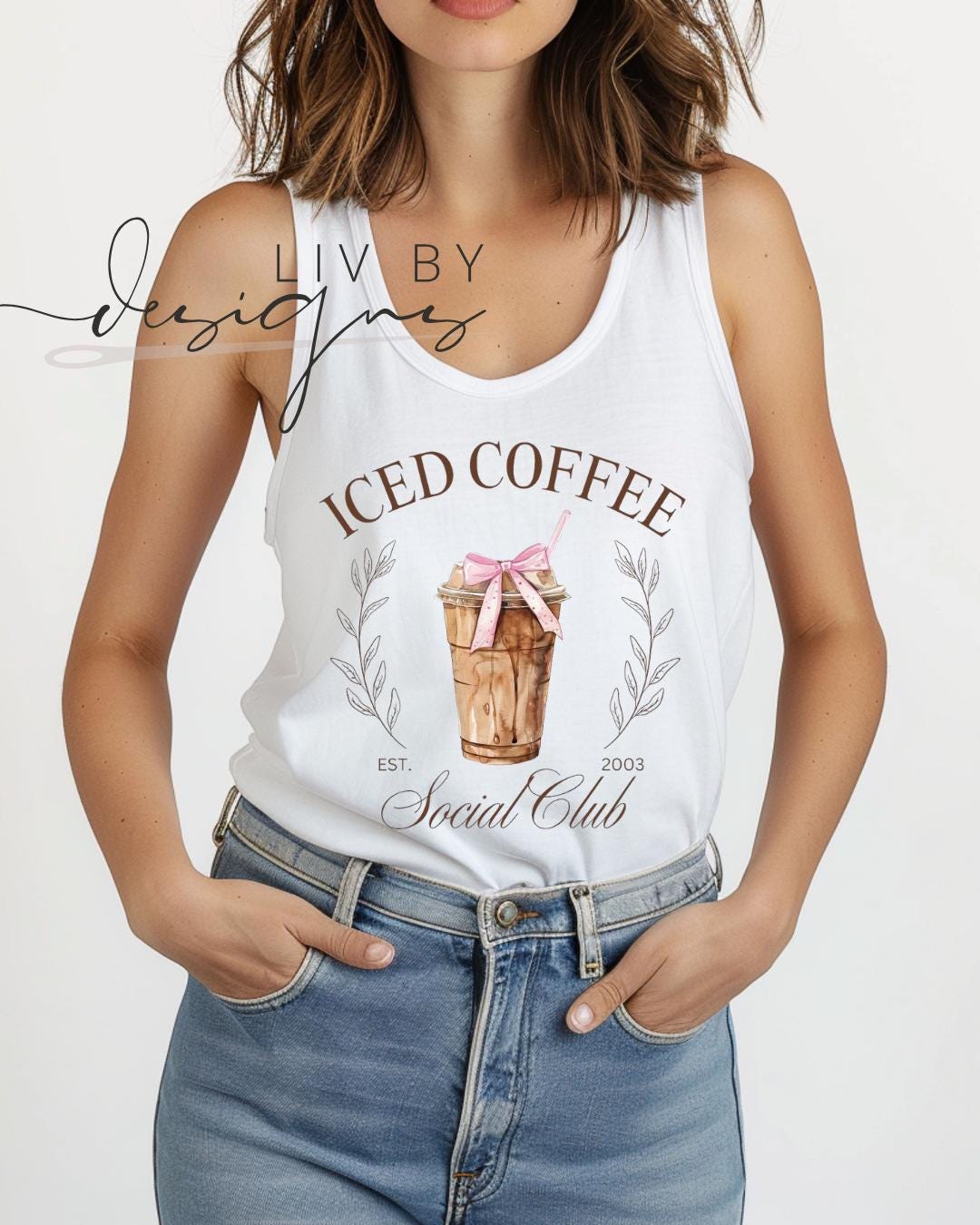 Comfort Colors Social Club Graphic Tank Top | Coffee Lover Top for the summer days, Matching Besties Tops for Vacations (etsy image id: 8003243013)