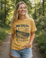 Michigan Nature Graphic Tee | Comfort Colors, Rustic Outdoors Shirt Michigan summer nights at the bonfire tee (etsy image id: 8011732540)