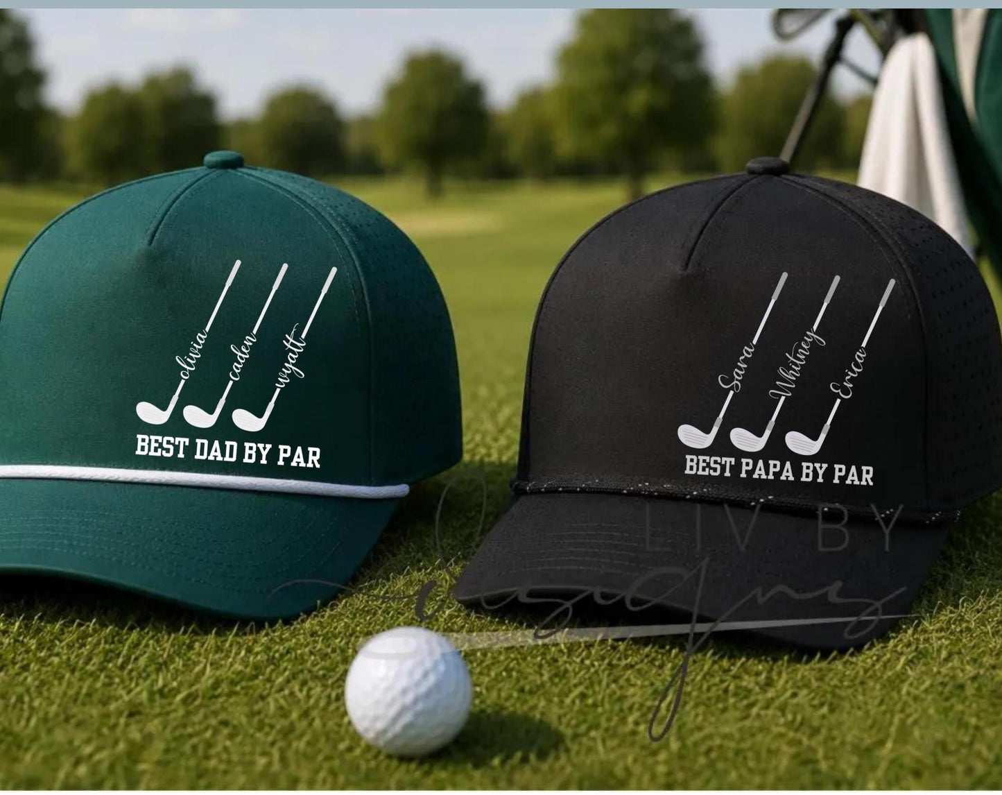 Personalized Golf Hat For Dad, Custom Best Dad By Par Adjustable Cap,  Papa Name Golfing Gift, Husband and Kids Gift Father's Day Gift (etsy image id: 8015416616)