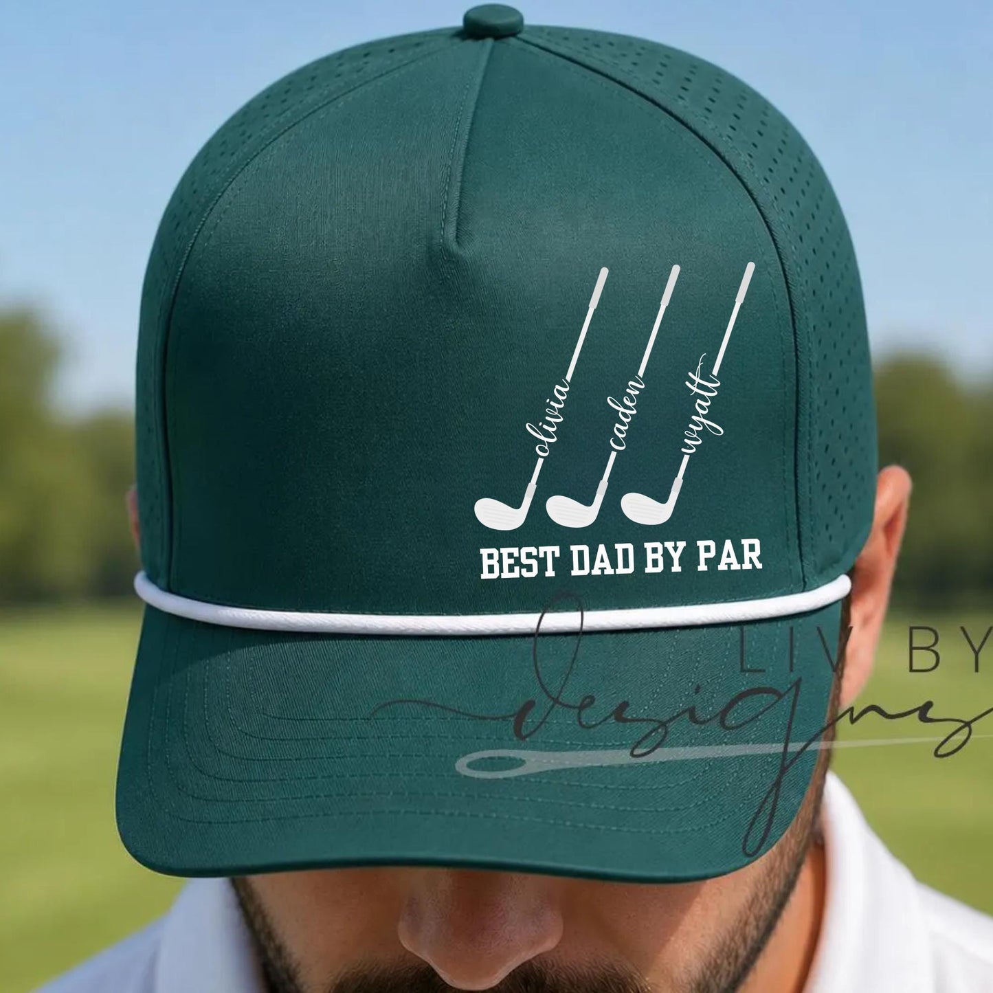 Personalized Golf Hat For Dad, Custom Best Dad By Par Adjustable Cap,  Papa Name Golfing Gift, Husband and Kids Gift Father's Day Gift (etsy image id: 8015417906)
