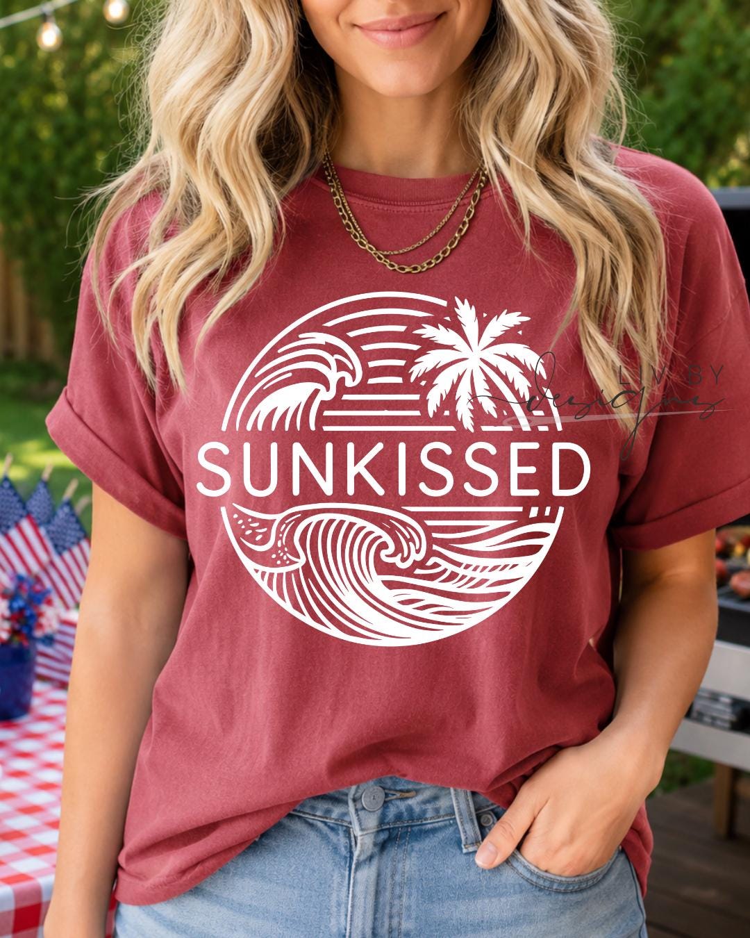 Sunkissed Comfort Colors Tee __etsy:8042802718