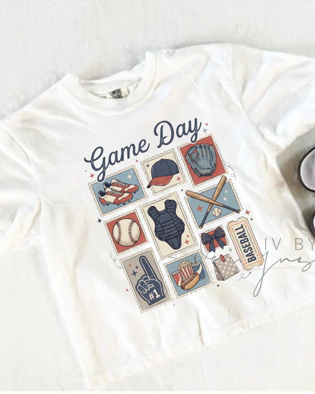 Game Day Baseball Crop Tee | Comfort Colors Tee __etsy:8043122736