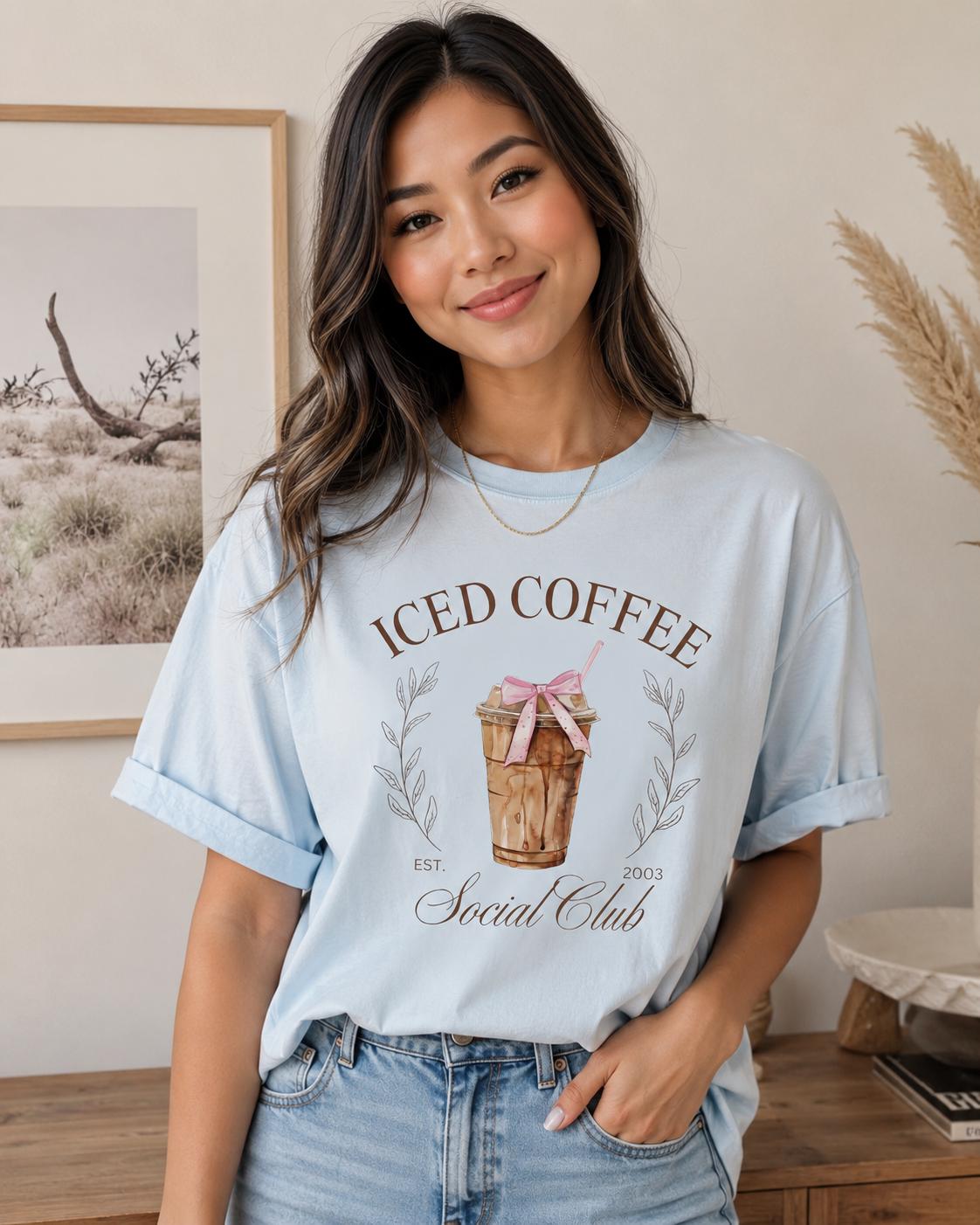 Comfort Colors Social Club Graphic Tee | Coffee Lover Shirt (etsy image id: 8059702941)