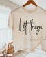 Let Them Cropped Graphic Tee | Comfort Colors __etsy:8090848829