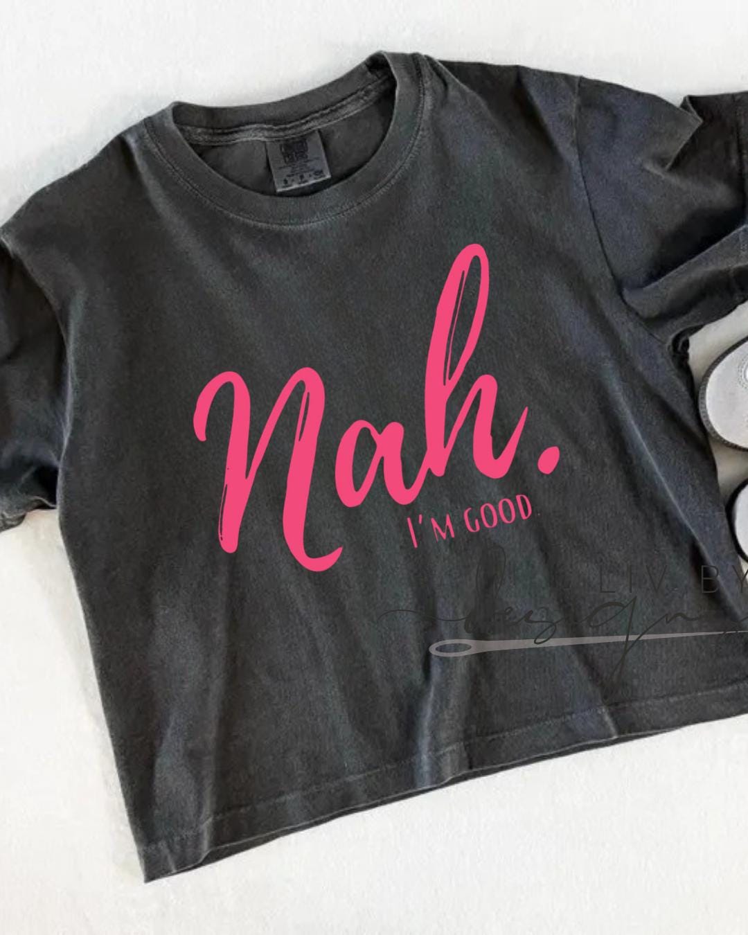 Nah. I’m Good. Cropped Graphic Tee | Comfort Colors __etsy:8090858175
