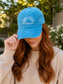 Embroidered Sunrise Hat | Pigment Dyed Cotton Baseball Cap __etsy:8216443888