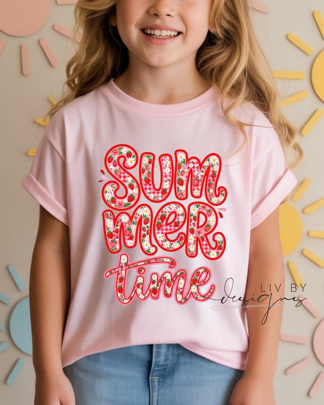 Kids Tee for summer | Summer Vibes kid tee | Summer Birthday gift for niece | Summer vacation tee for kids | Sweet summertime kid tee