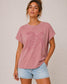 SeaTurtle Summer Tee | Vintage Washed Relaxed Fit Graphic T-Shirt | Beach Shirt | Coastal Summer Apparel | Women's Vacation Tee