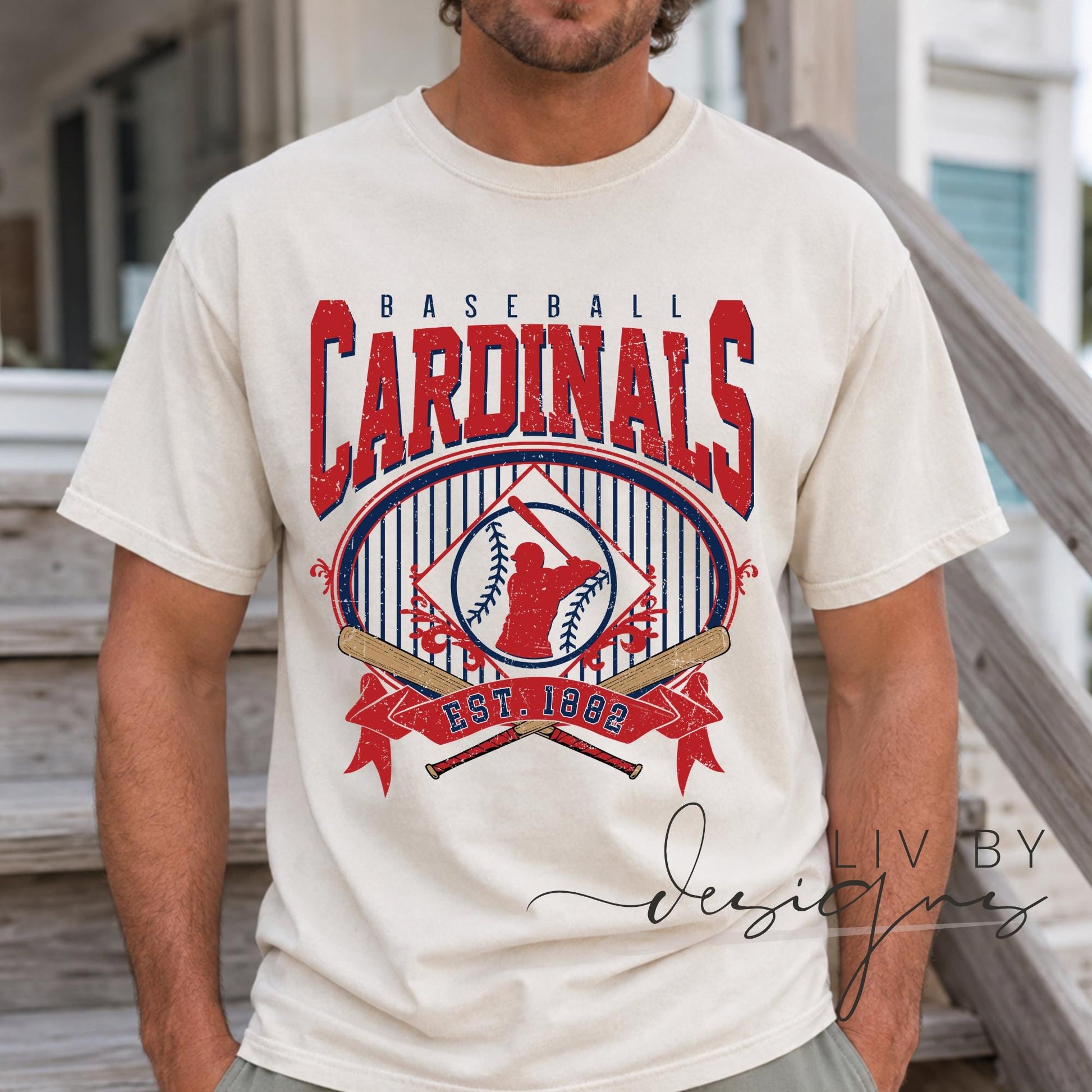 Cardinals Baseball Unisex T-shirt  | Vintage Baseball Graphic Summer Shirt