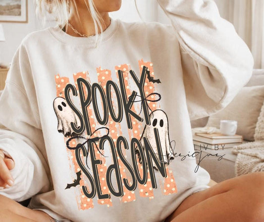 Spooky Season Sweatshirt | Cute Halloween Crewneck | Fall Graphic Sweatshirt | Pumpkin Season Pullover | Autumn Sweatshirt | Cozy Fall Gift