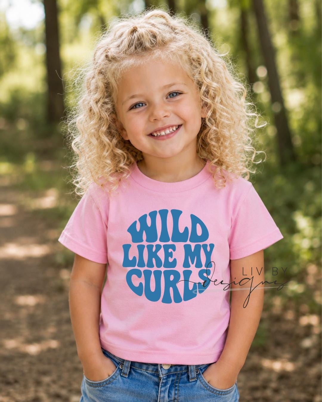 Kids Tee for summer | Wild curly hair kid tee | Wild child tee for nephew or niece | Crazy kid summer Tee