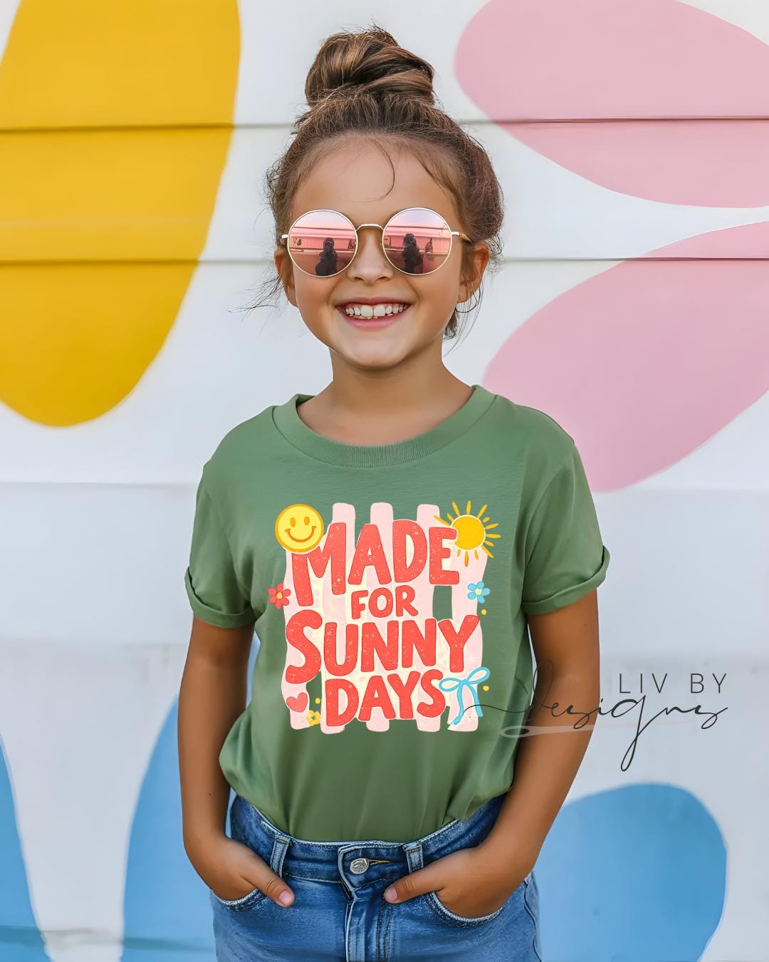 Kids Tee for summer | Made for sunny days kid tee | Wild child tee for nephew or niece | Sunny days summer Tee