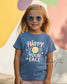 Kids Tee for summer | Happy to see your face kid tee | What makes you happy tee for niece | Sunny days happiness summer Tee