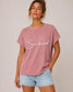 Sunkissed Summer Tee | Vintage Washed Relaxed Fit Graphic T-Shirt | Beach Shirt | Coastal Summer Apparel | Women's Vacation Tee