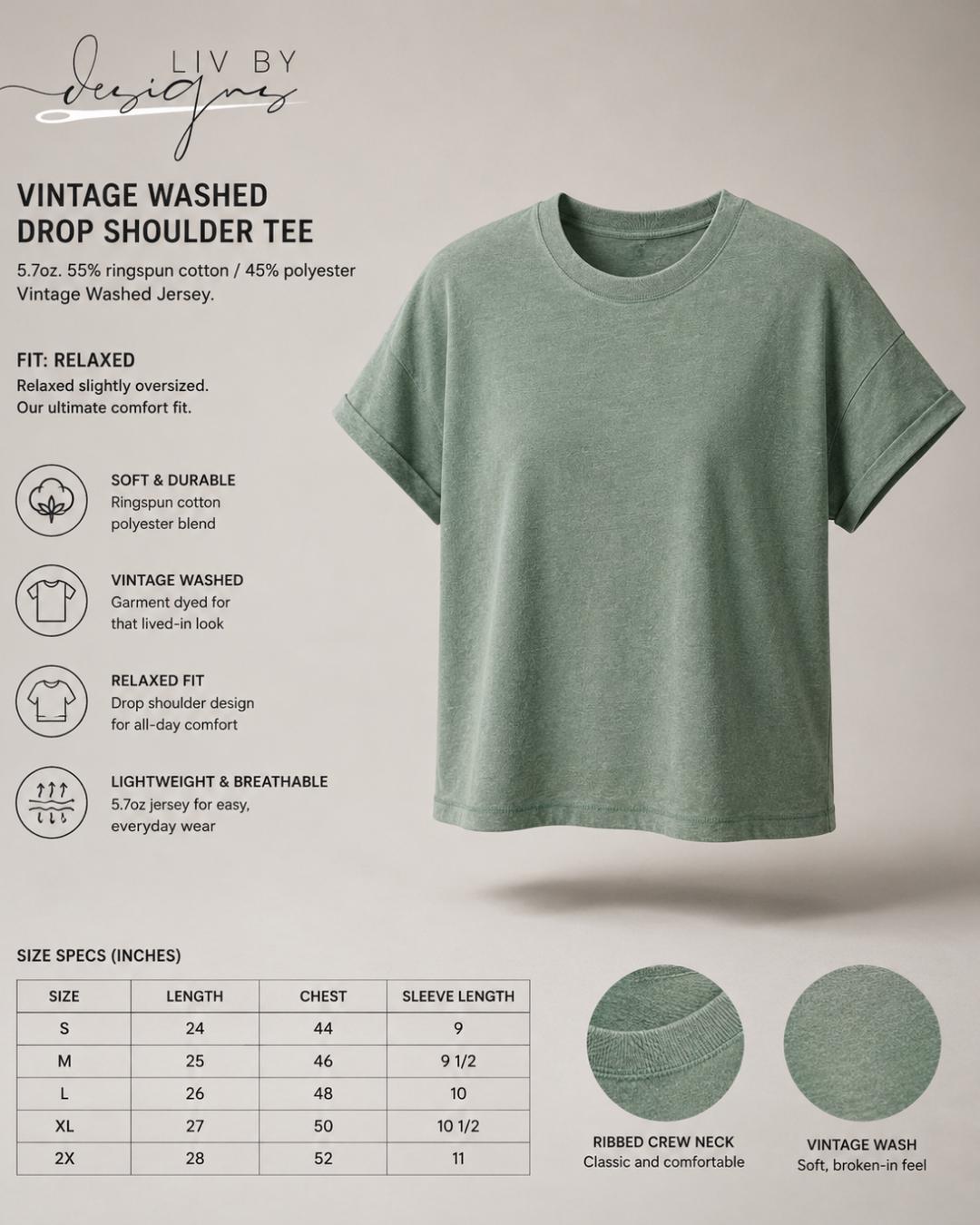 Sunkissed Summer Tee | Vintage Washed Relaxed Fit Graphic T-Shirt | Beach Shirt | Coastal Summer Apparel | Women's Vacation Tee