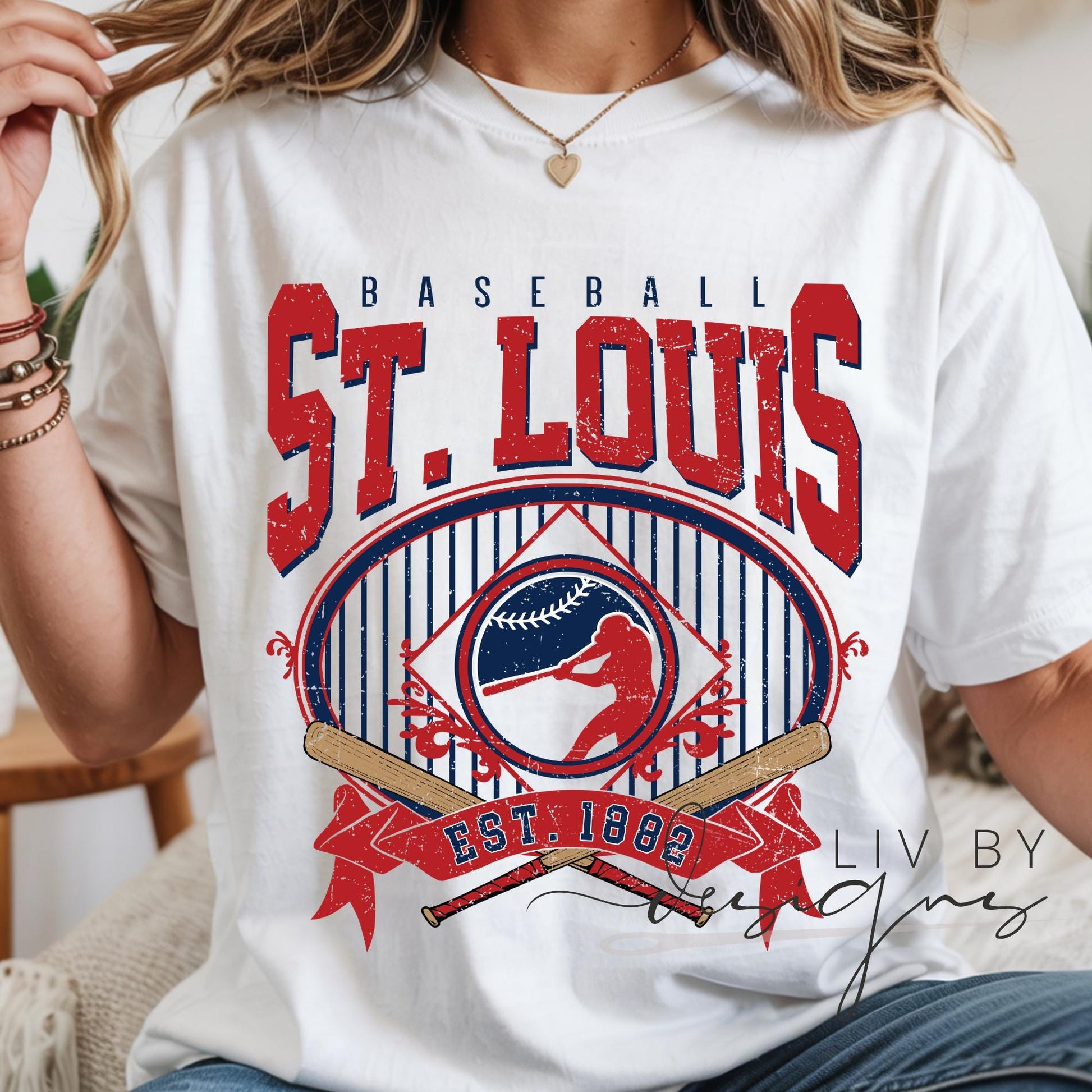 St Louis Baseball Unisex T-shirt  | Vintage Cardinals Graphic Summer Shirt