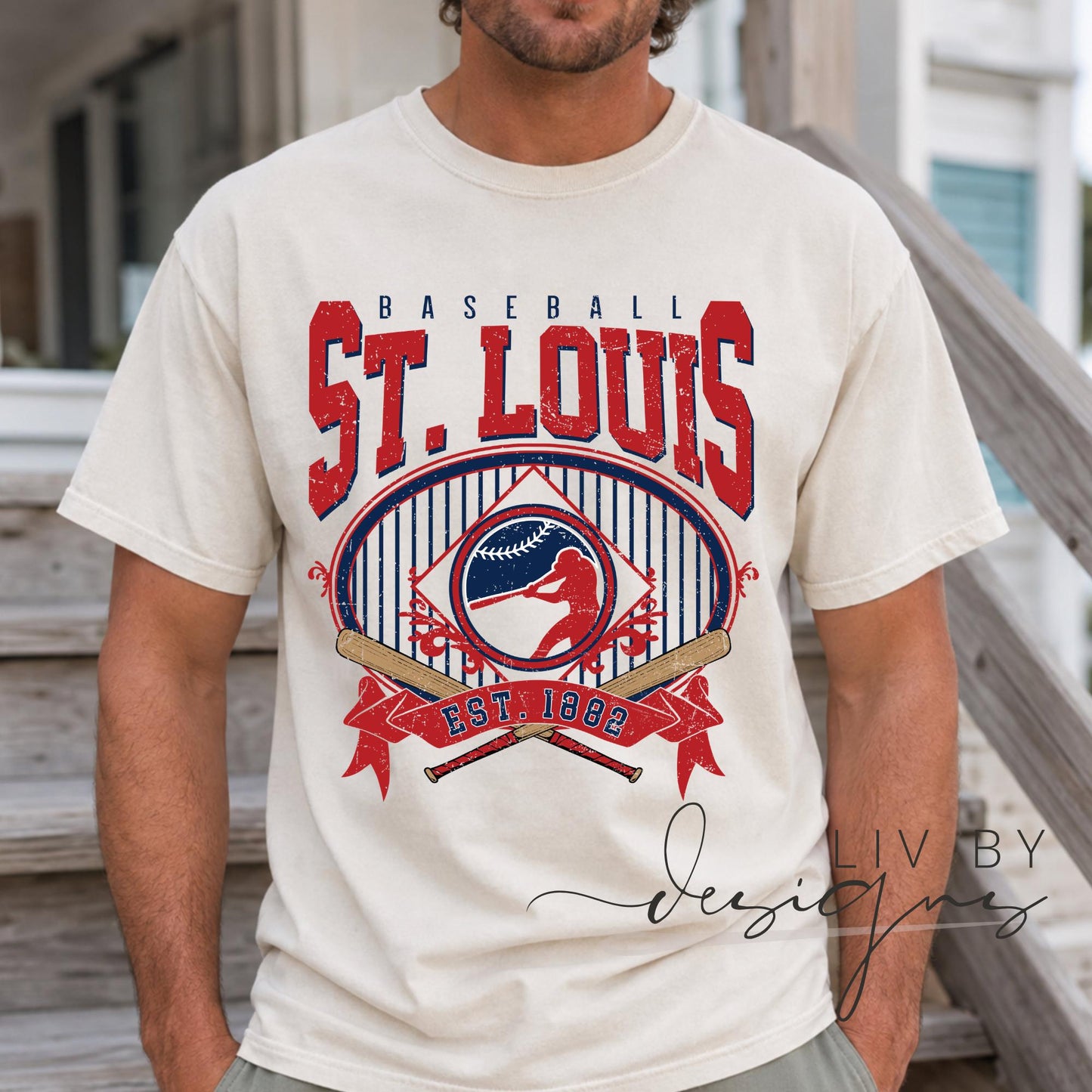 St Louis Baseball Unisex T-shirt  | Vintage Cardinals Graphic Summer Shirt