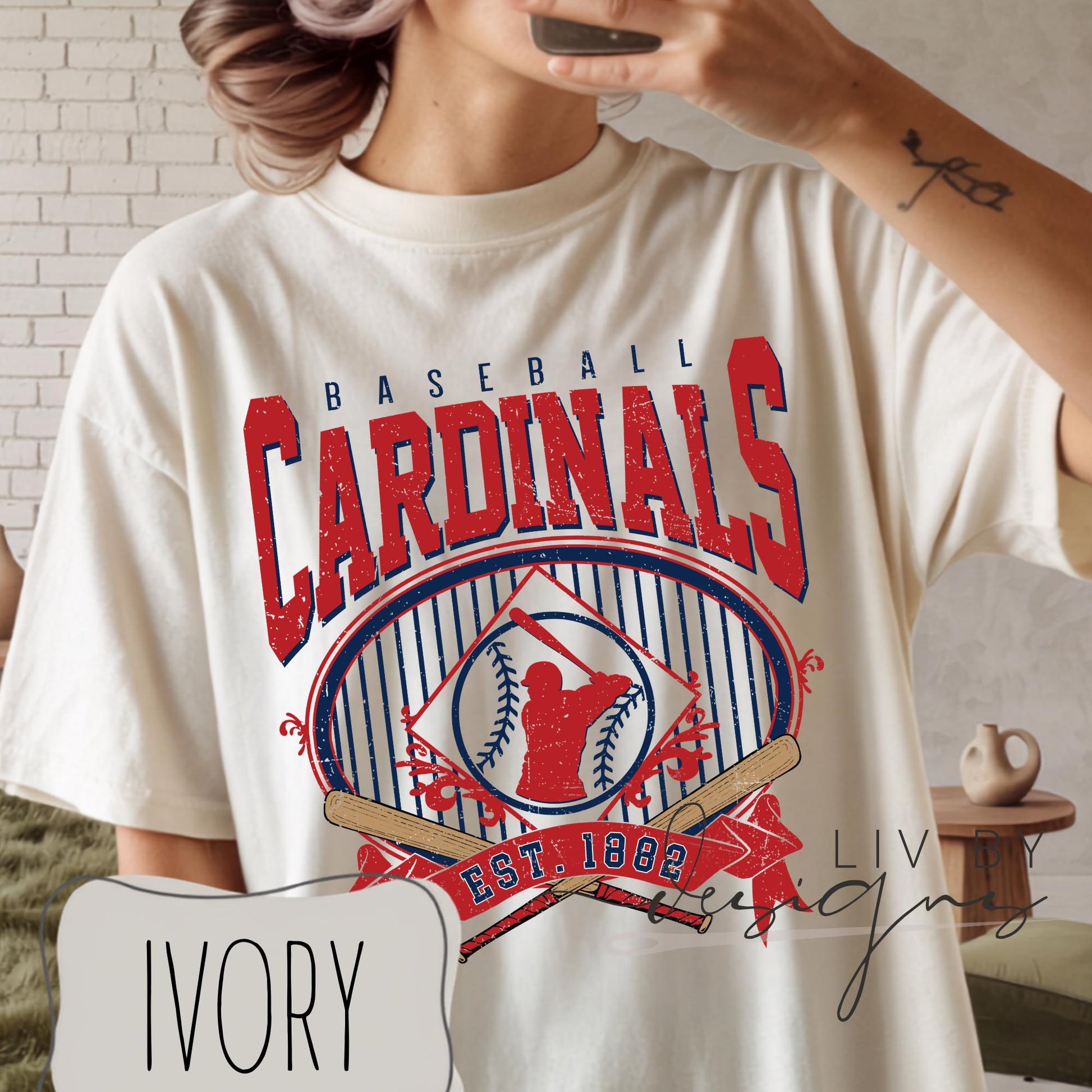 Cardinals Baseball Unisex T-shirt  | Vintage Baseball Graphic Summer Shirt
