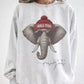 Elephant Crew with beanie and shades | Everyday crew for fall | Gift for football lover | Football Spirit Animal Crew, Game Day Pullover