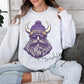 Vikings Crew with beanie and shades | Everyday crew for fall | Gift for football lover | Football Spirit Animal Crew, Game Day Pullover