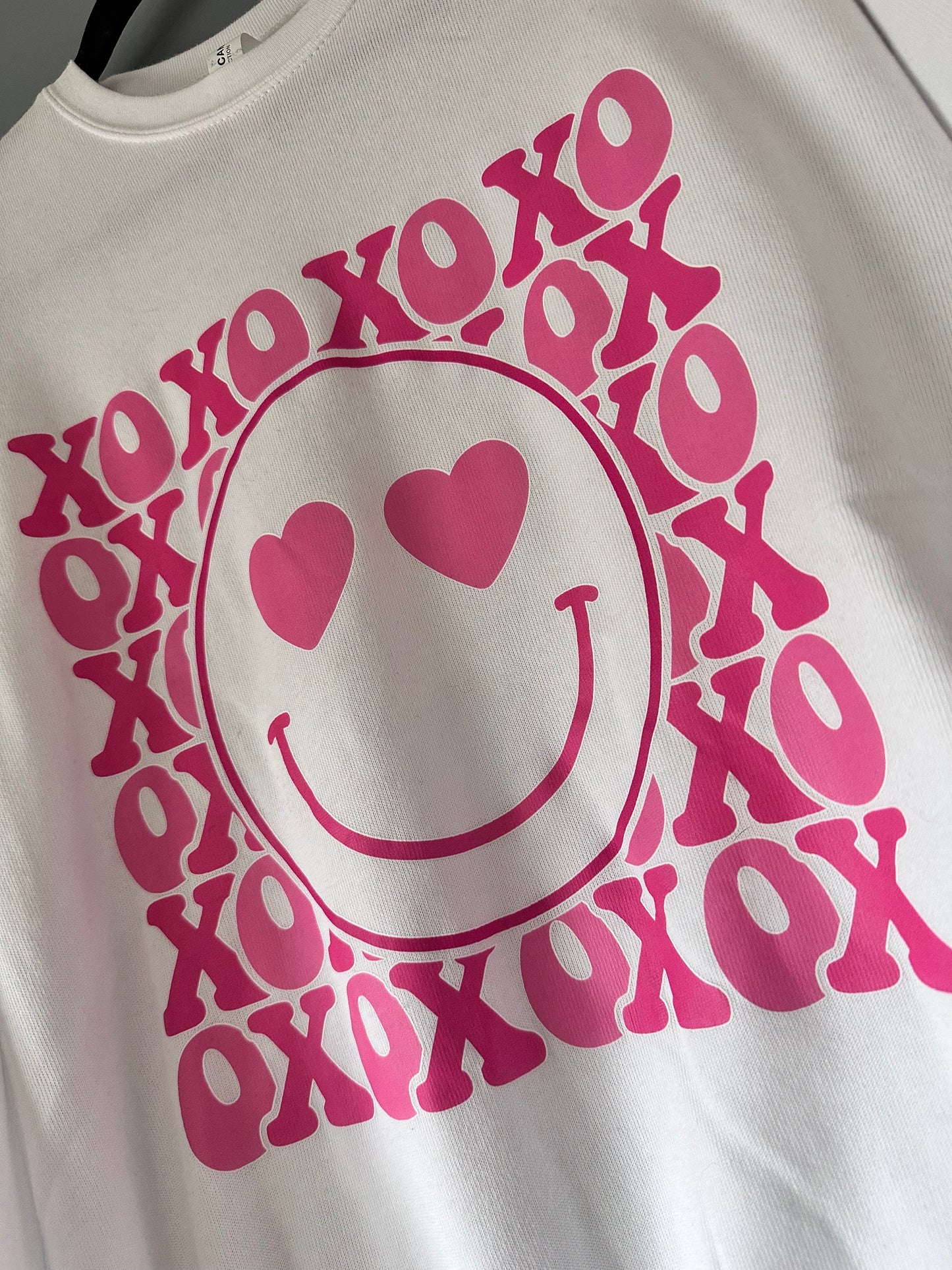Smiley XOXO Crew Bella and Canvas