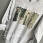 Vintage Christian Nativity Scene Dye Sublimated Crewneck - Retro designed Christmas Christian Pullover