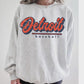 Detroit Baseball Crewneck Sweatshirt | Vintage Team Fan Game Day Apparel