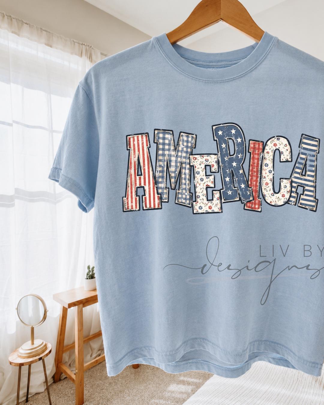 1776 retro Stars and Stripes America 4th of July USA Graphic Crop Top | Patriotic 250th Anniversary Cropped T-shirt for the 4th of July __etsy:8105629824